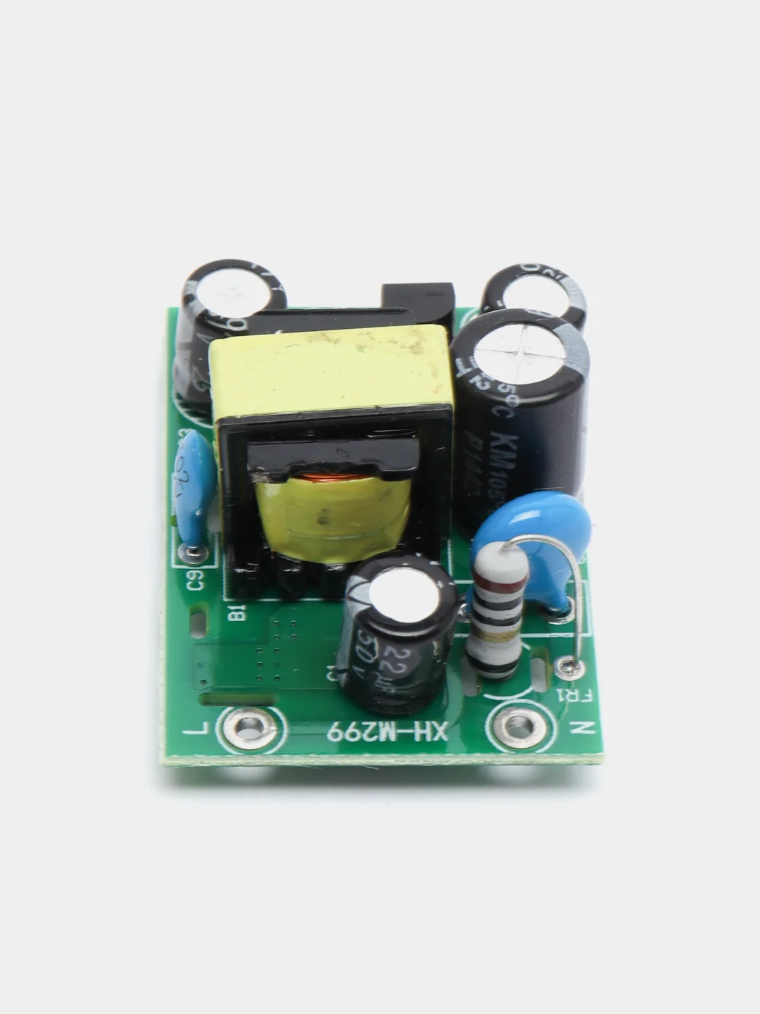 Плата блока питания 2 напряжения 12VDC 0.5A + 5VDC 0.1A 35*25*15мм