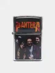 Зажигалка металлическая бензиновая с принтом PANTERA ПАНТЕРА