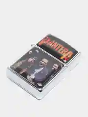 Зажигалка металлическая бензиновая с принтом PANTERA ПАНТЕРА