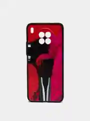 Розовый чехол с ярким рисунком/принтом на Honor 50 Lite и Huawei Nova 8i, Хонор 50 Лайт и Нова 8i