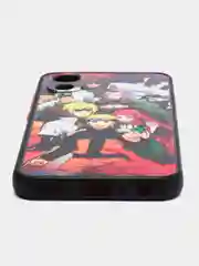 Оранжевый чехол с ярким рисунком/принтом на Samsung Galaxy A03 Core (Самсунг А03 кор)