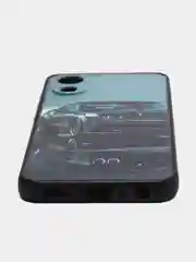 Серый чехол с ярким рисунком/принтом на Samsung Galaxy A03 Core (Самсунг А03 кор)