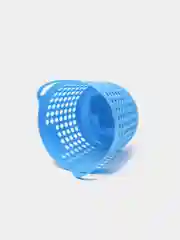 Голубой корзина с ручками для хранения мелочей 10,5x10,5 см