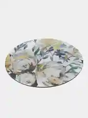 Золотой коврик для компьютерной мыши, круглый