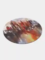 Бронзовый коврик для компьютерной мыши, круглый