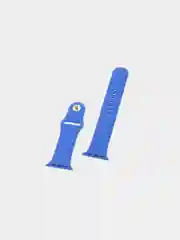 Синий силиконовый ремешок для Apple Watch 3, 4, 5, 6, 7 SE на 38/40 и 42/44