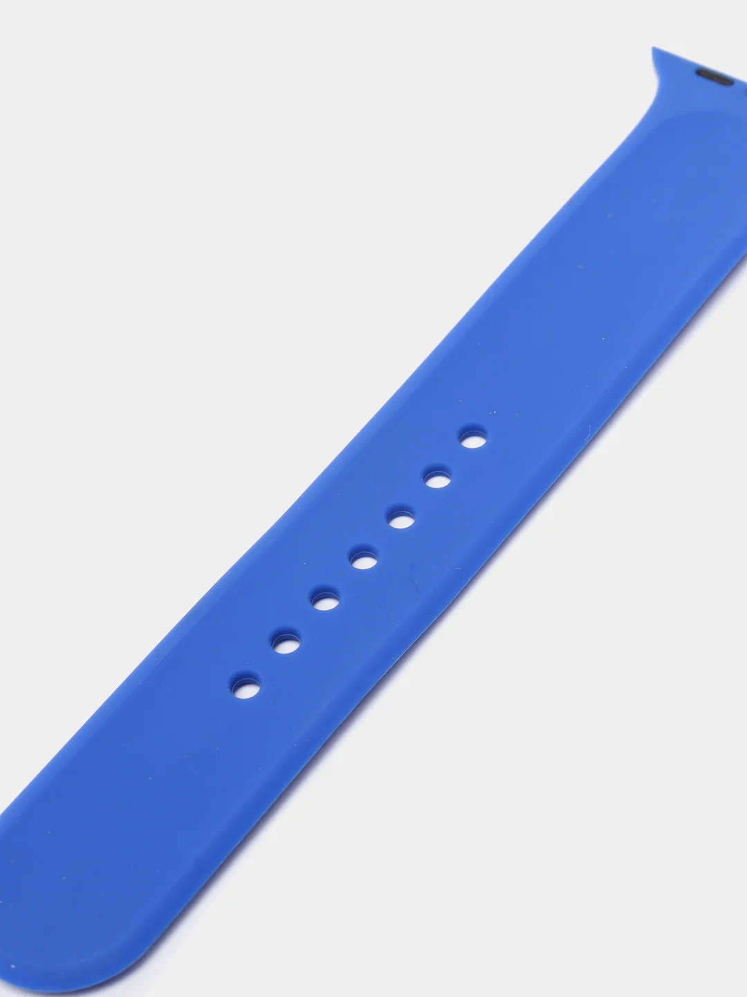 Синий силиконовый ремешок для Apple Watch 3, 4, 5, 6, 7 SE на 38/40 и 42/44