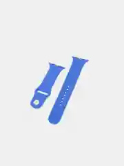 Синий силиконовый ремешок для Apple Watch 3, 4, 5, 6, 7 SE на 38/40 и 42/44