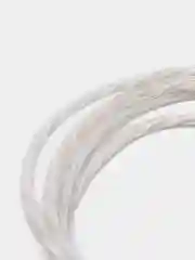 Белый кабель для зарядки светящийся