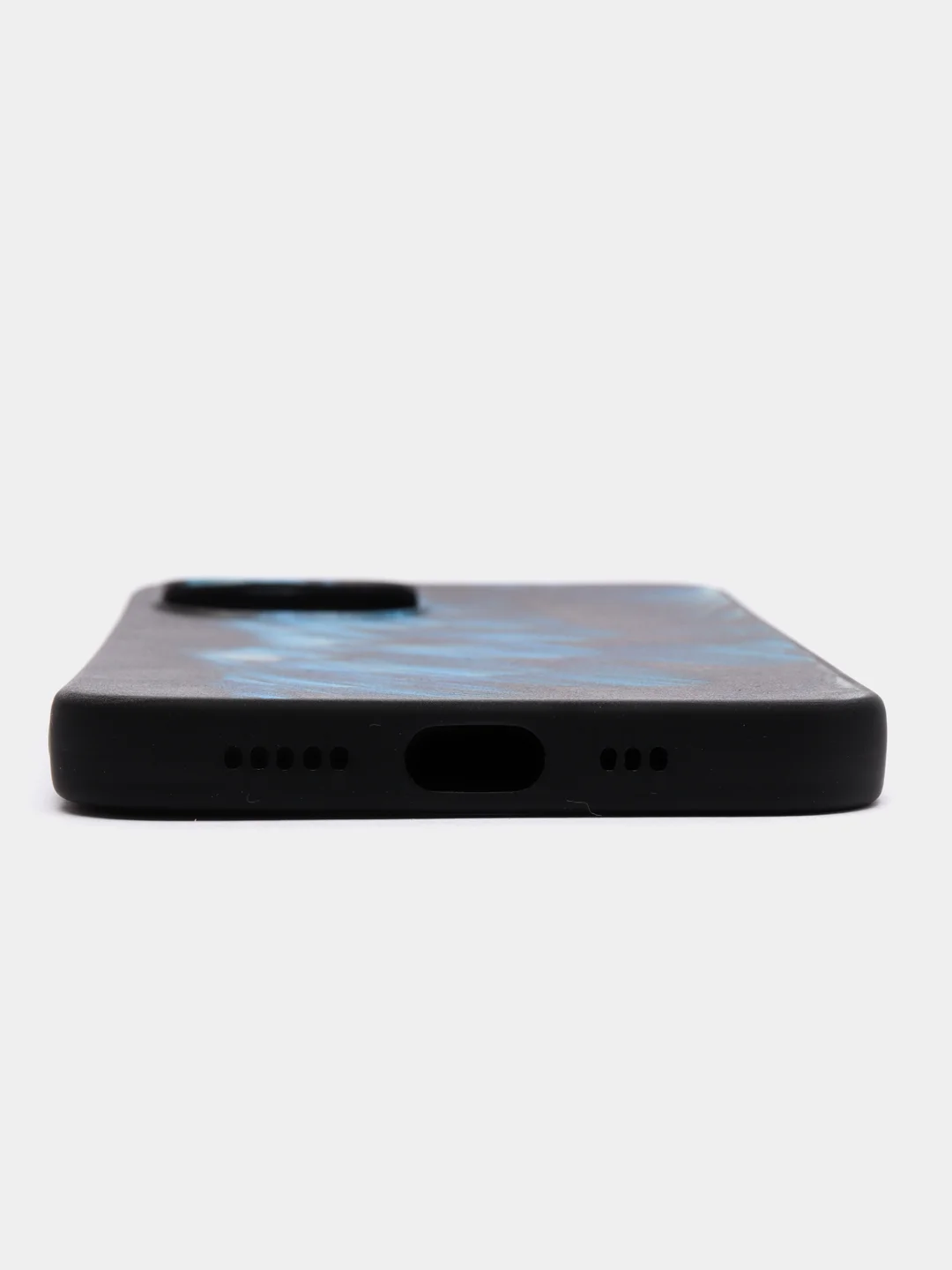 Голубой яркий чехол, цветные принты-картинки iPhone 5S/SE/6/6S/7/8/Plus/X/XS/XR/11/12/Mini/Pro/Max