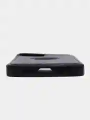 Темно-синий чехол для iPhone 14 / 11 / 12 / 13 Pro Max Plus кожаный на айфон про макс