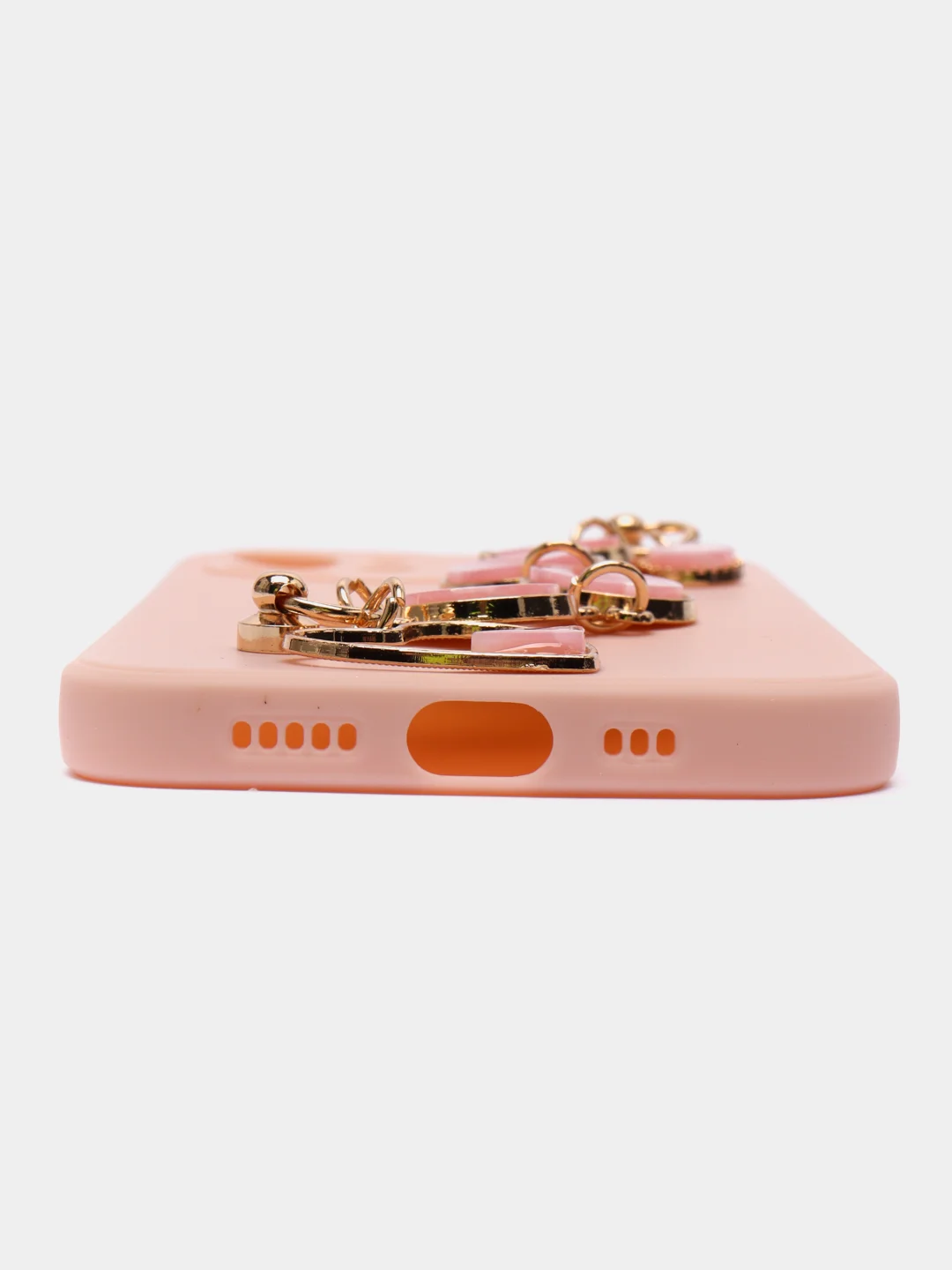 Пудровый чехол для iPhone 11 / 12 сердце SilikonCase