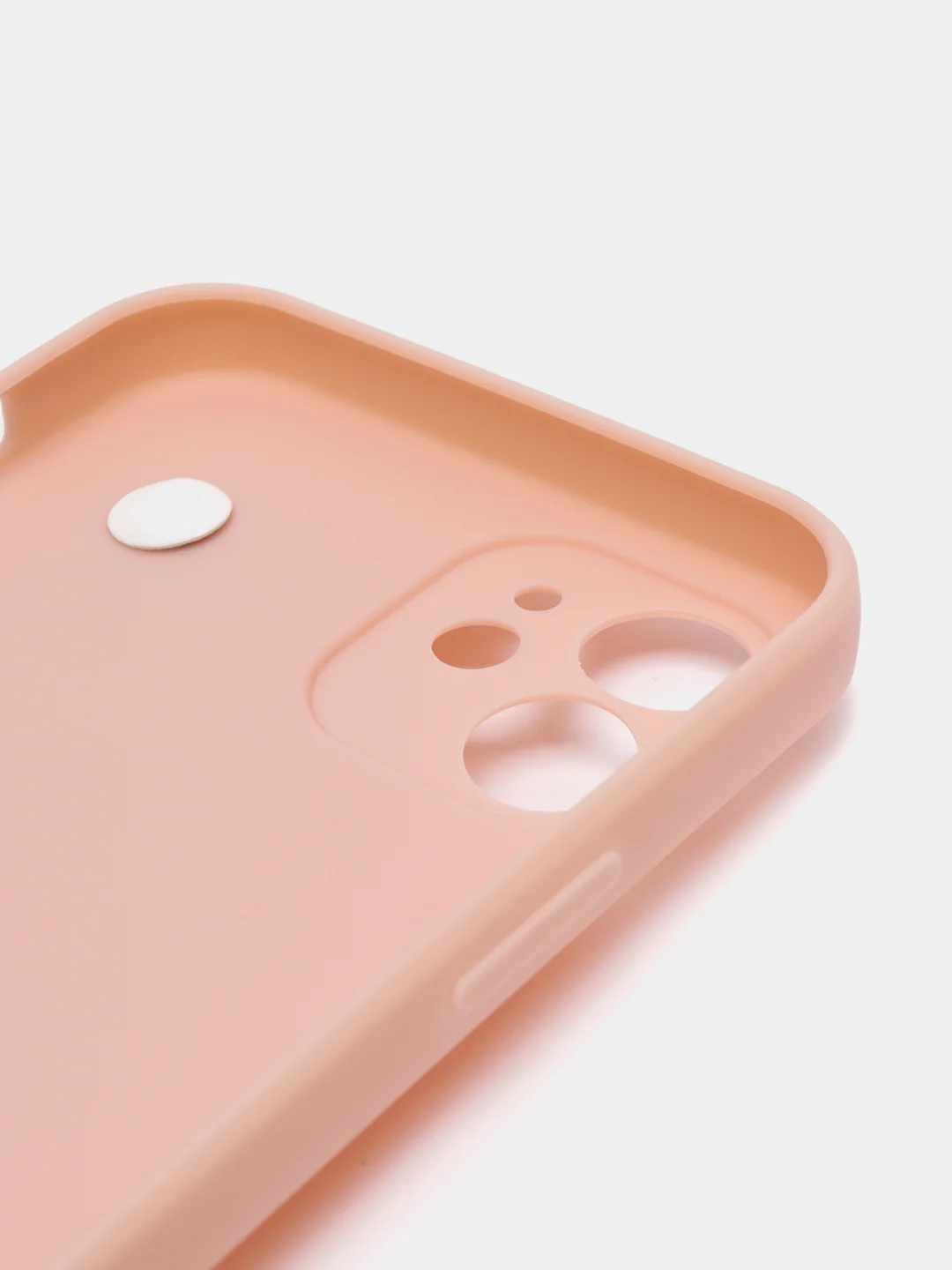 Пудровый чехол для iPhone 11 / 12 сердце SilikonCase