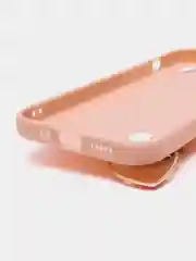 Пудровый чехол для iPhone 11 / 12 сердце SilikonCase