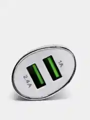 Автомобильное зарядное устройство, 2 USB, 5В, 3.4 А, шнур micro USB