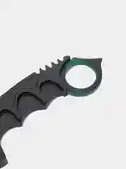 Бирюзовый нож деревянный керамбит Волны Изумруд CS GO