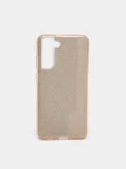 Чехол для Samsung S21FE Многослойный с блёстками