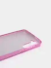 Сиреневый чехол для Samsung S21 Многослойный с блёстками