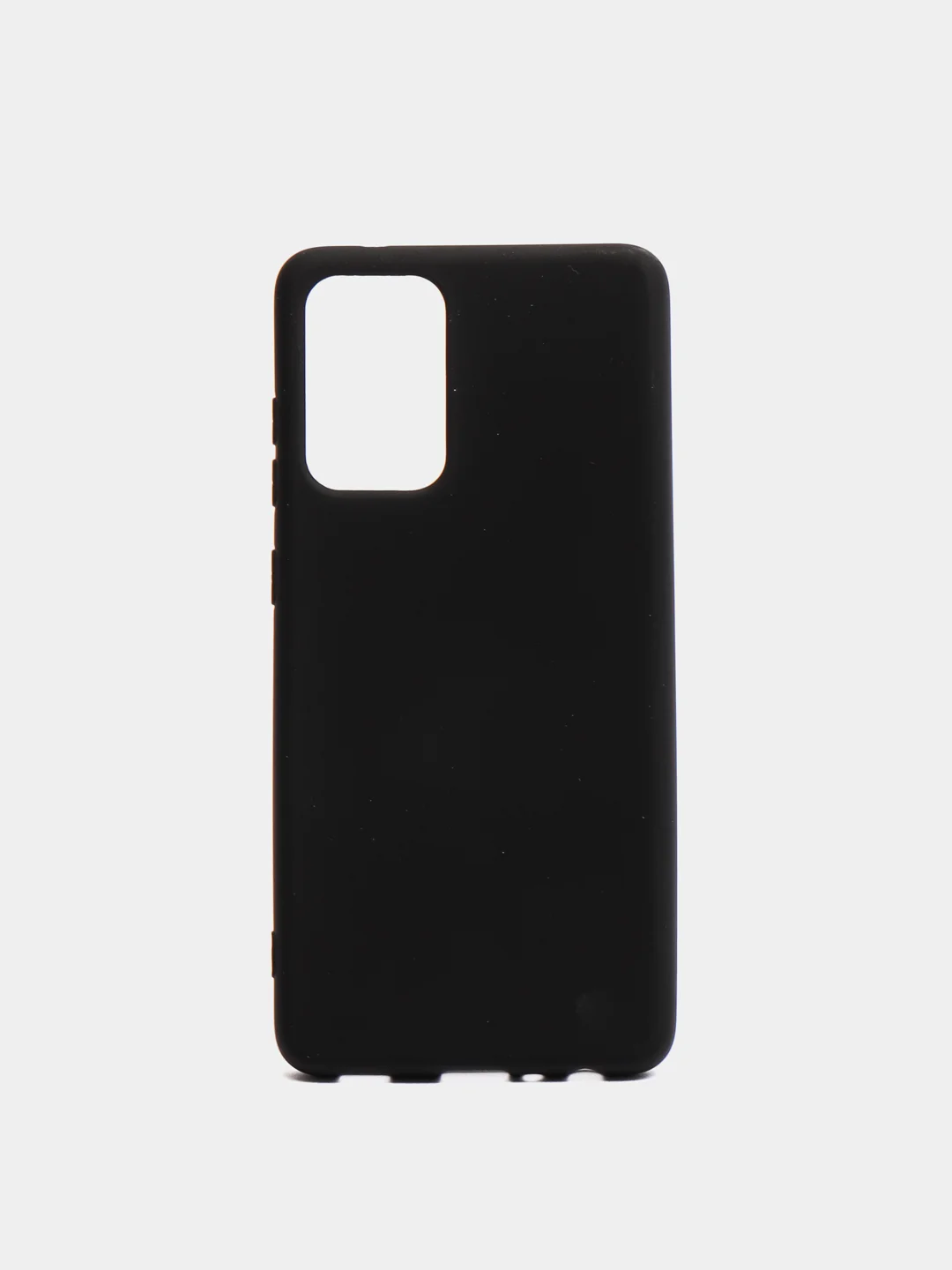 Черный чехол Silicone Case для Samsung Galaxy A72