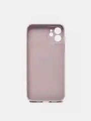 Сиреневый чехол для iPhone Xr/ 11/ 12/ mini/ Pro/ ProMax, силиконовый со стеклянной панелью