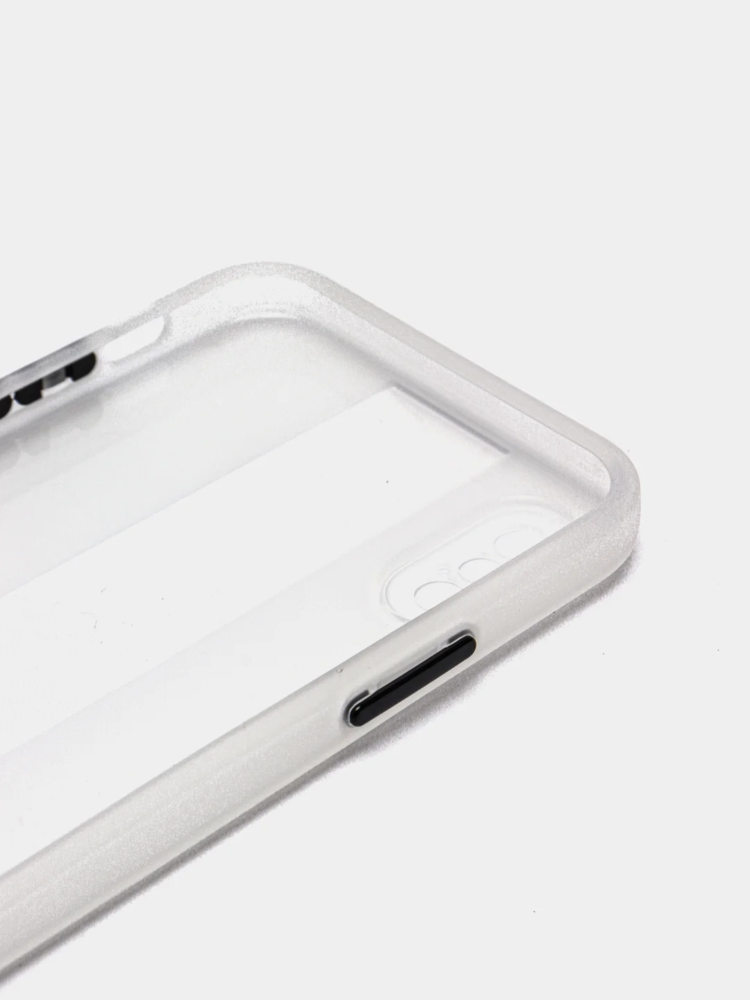Белый чехол на iPhone X, XS, 1,5 мм Плотный цветной