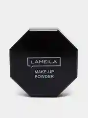Белый пудра матирующая минеральная со спонжем Lamelia, рассыпчатая