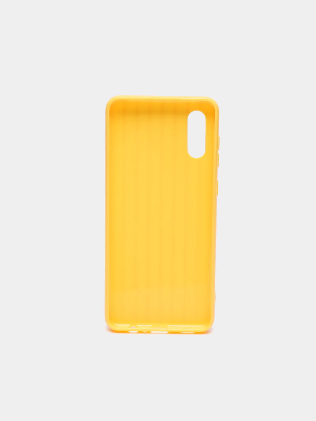 Желтый чехол для Samsung A12 / A50/30S / A51 / A52 / A30/A20 / A31 / A32 / A01 / A02 ребристый