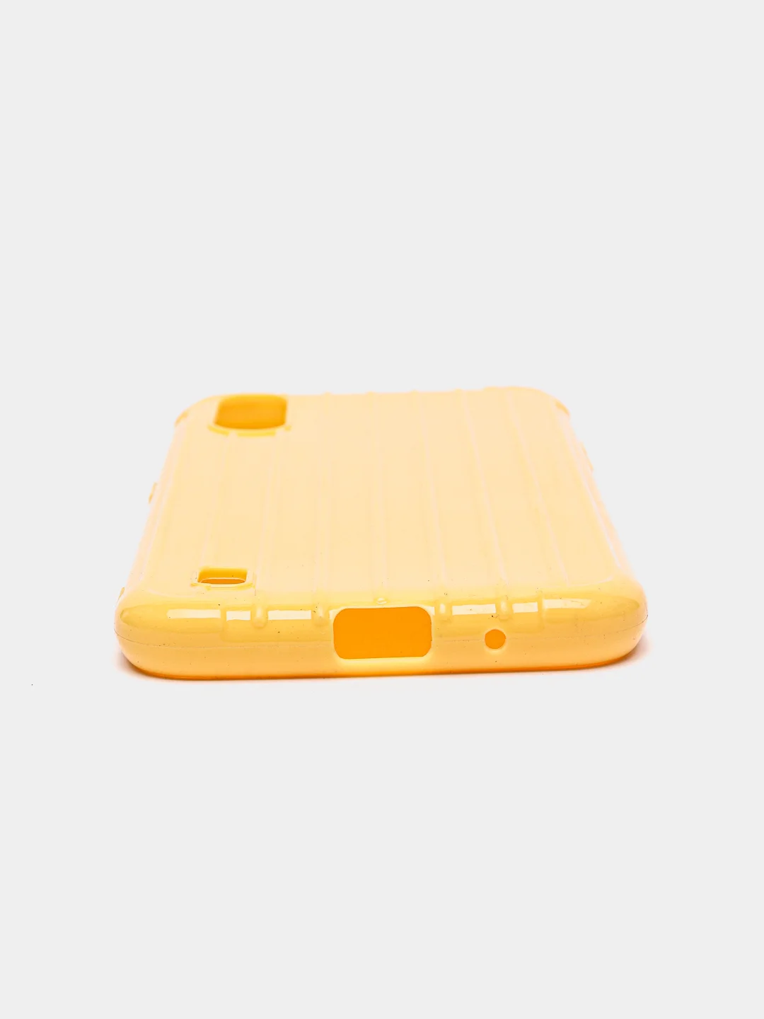 Желтый чехол для Samsung A12 / A50/30S / A51 / A52 / A30/A20 / A31 / A32 / A01 / A02 ребристый