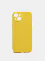 Желтый чехол iPhone 13 Pro Max, силиконовый на айфон про макс