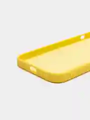 Желтый чехол iPhone 13 Pro Max, силиконовый на айфон про макс