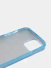 Голубой чехол для iPhone 12, 12 Pro 13 Pro Max 13 mini 14 Pro Max 15 Pro Max блестящий сияющий