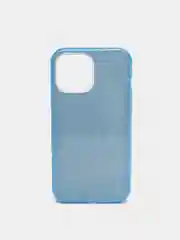Голубой чехол для iPhone 12, 12 Pro 13 Pro Max 13 mini 14 Pro Max 15 Pro Max блестящий сияющий