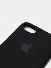 Черный чехол Silicone case для iPhone 7/ 8/ SE 2020, силиконовый