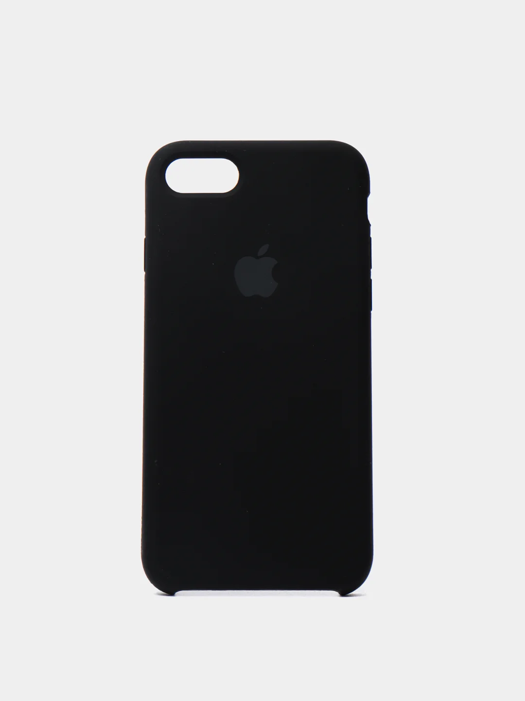 Черный чехол Silicone case для iPhone 7/ 8/ SE 2020, силиконовый