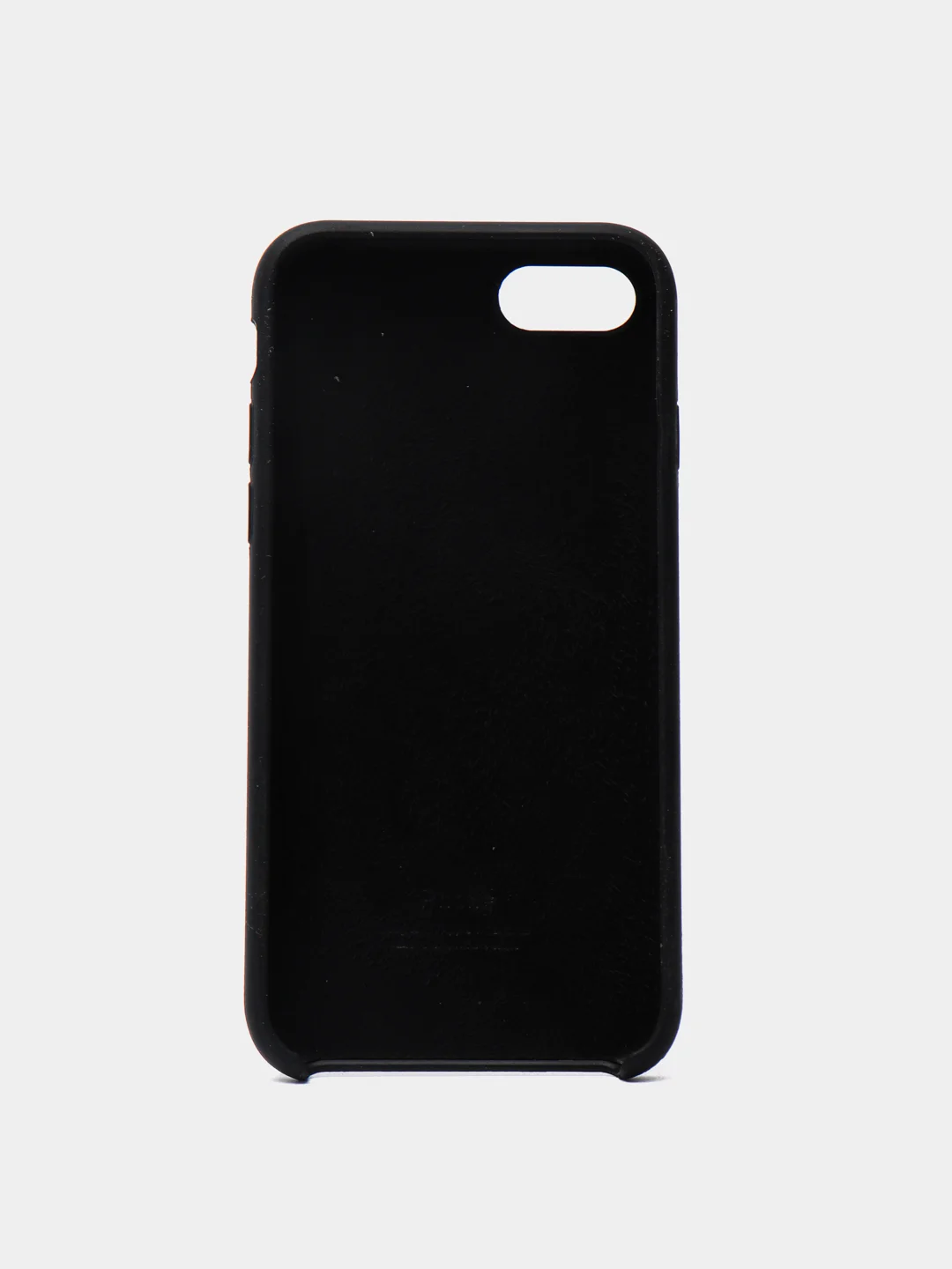 Черный чехол Silicone case для iPhone 7/ 8/ SE 2020, силиконовый