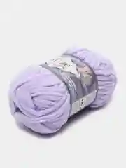 Сиреневый пряжа плюшевая Alize Velluto, микрополиэстер, 100 г, 68 м