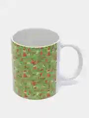 Коралловый новогодняя кружка