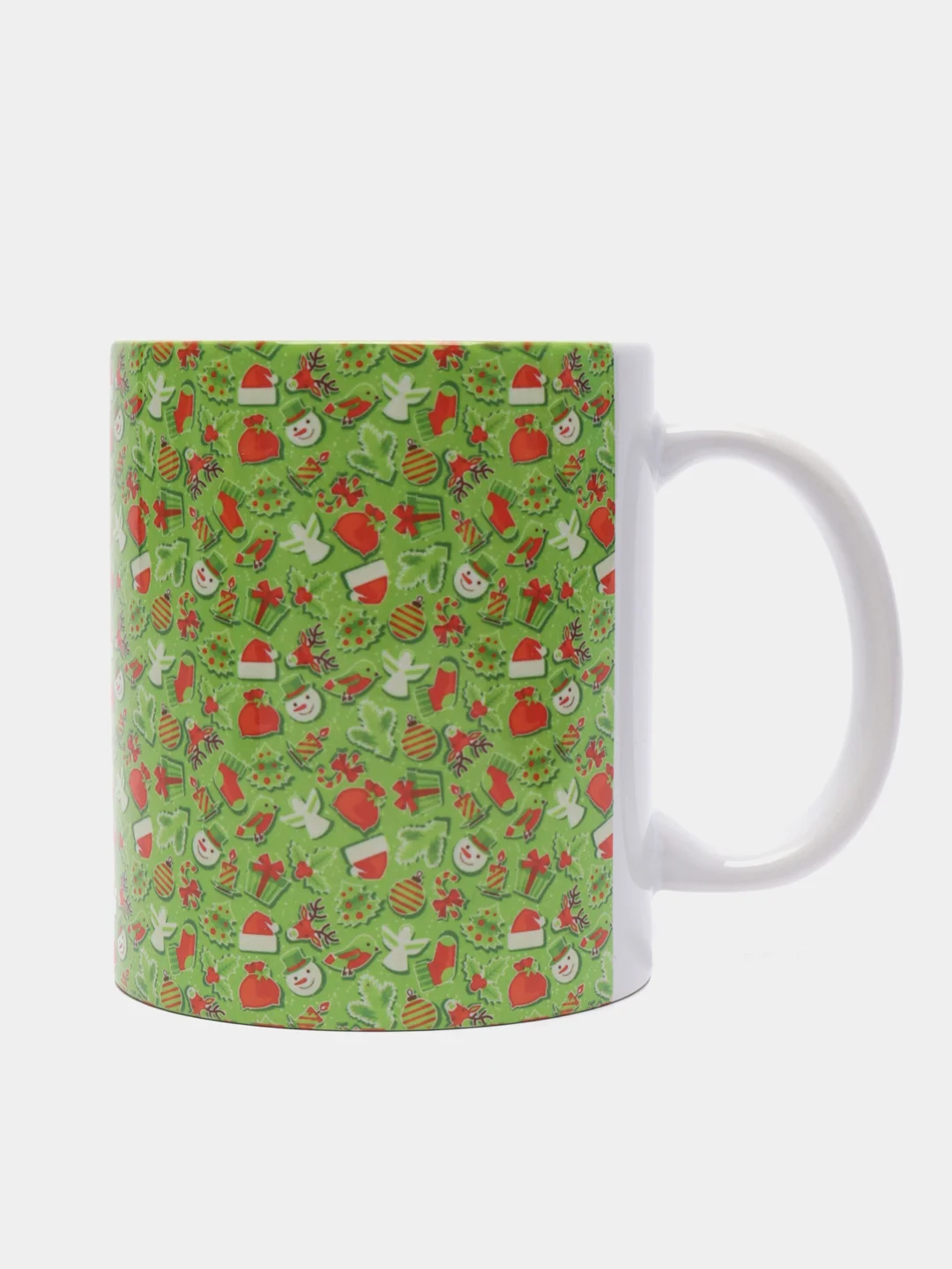 Коралловый новогодняя кружка