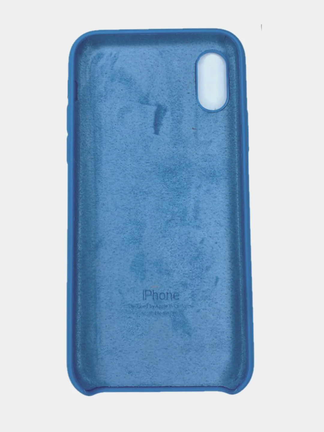 Лазурный чехол Silicone Case для iPhone X/XS