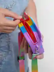 Красный сумка детская 3 в 1, антистресс Pop It