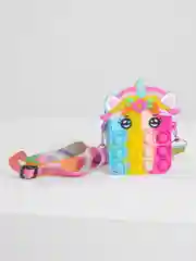 Голубой сумка детская 3 в 1, антистресс Pop It