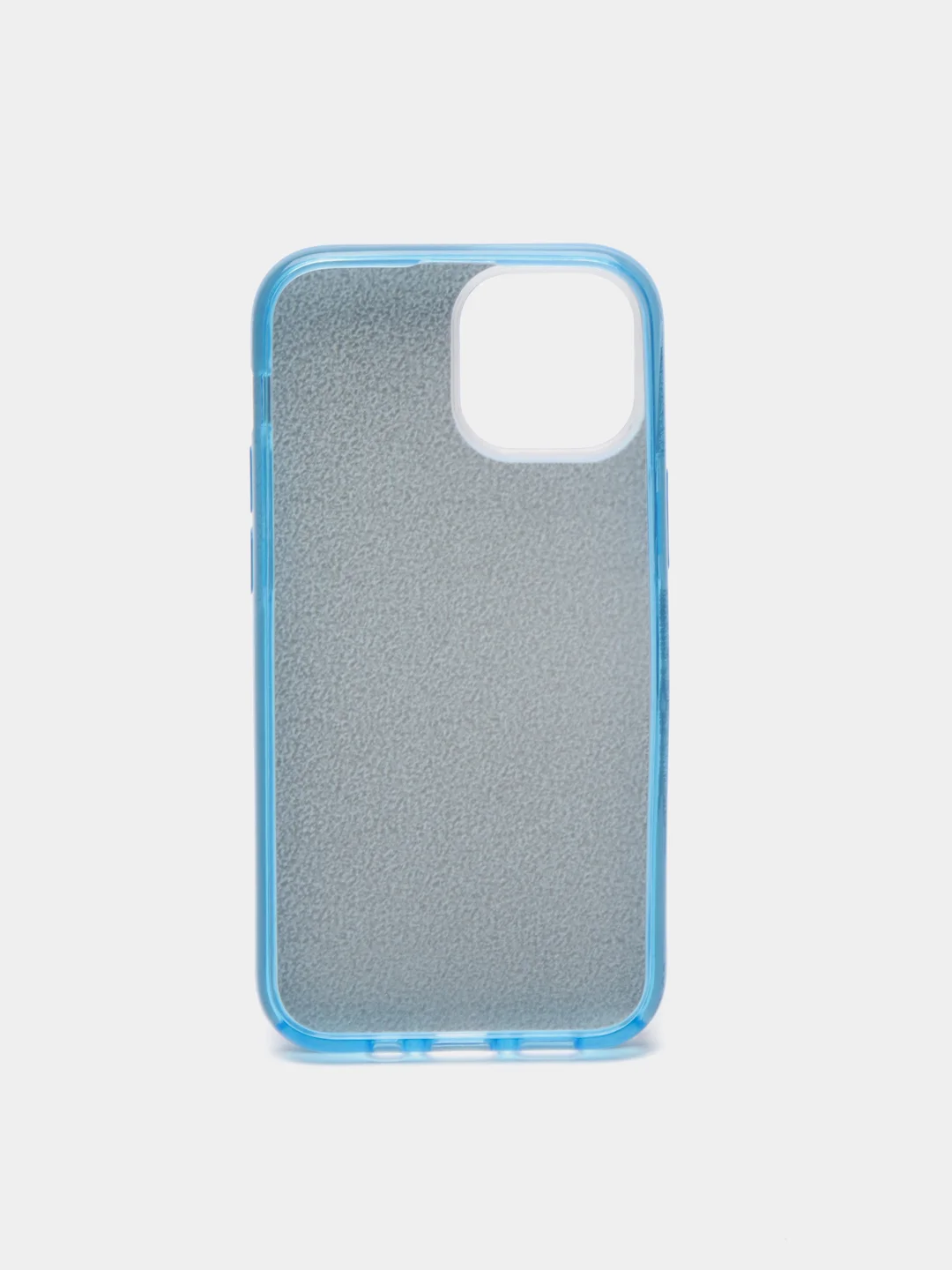 Голубой чехол для iPhone 12, 12 Pro 13 Pro Max 13 mini 14 Pro Max 15 Pro Max блестящий сияющий