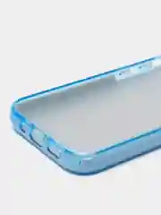 Голубой чехол для iPhone 12, 12 Pro 13 Pro Max 13 mini 14 Pro Max 15 Pro Max блестящий сияющий