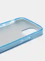 Голубой чехол для iPhone 12, 12 Pro 13 Pro Max 13 mini 14 Pro Max 15 Pro Max блестящий сияющий