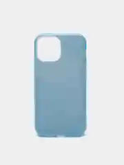 Голубой чехол для iPhone 12, 12 Pro 13 Pro Max 13 mini 14 Pro Max 15 Pro Max блестящий сияющий