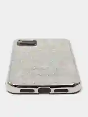 Белый чехол со стразами iPhone 11, 12, 12 Pro, 12 Pro Max, 13, 13 Pro, 13 Pro Max