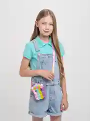 Лавандовый сумка детская 3 в 1, антистресс Pop It