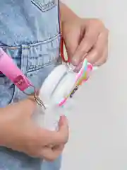 Белый сумка детская 3 в 1, антистресс Pop It