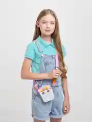 Белый сумка детская 3 в 1, антистресс Pop It