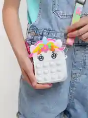 Белый сумка детская 3 в 1, антистресс Pop It